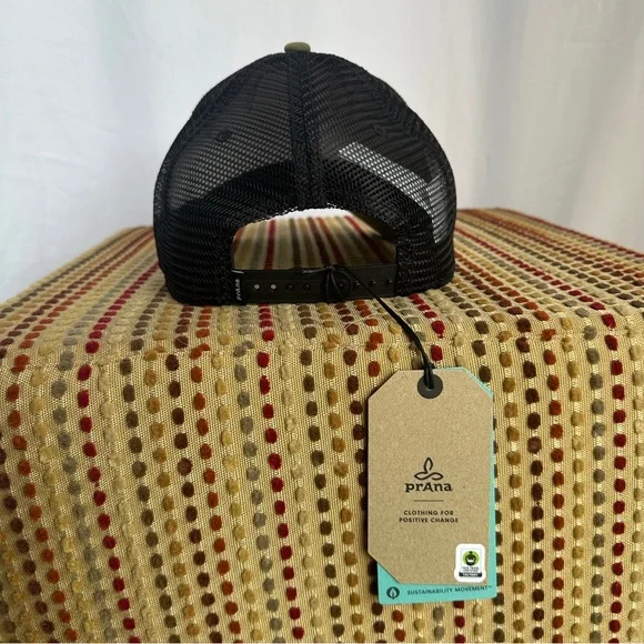 PrAna Lower Pines Trucker Cargo Green Horchata Unisex OS - Picture 3 of 9